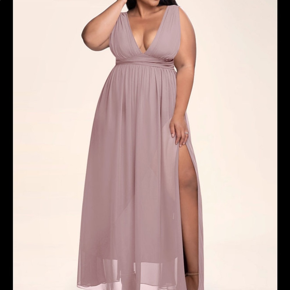 Size 20 Mauve dress worn once